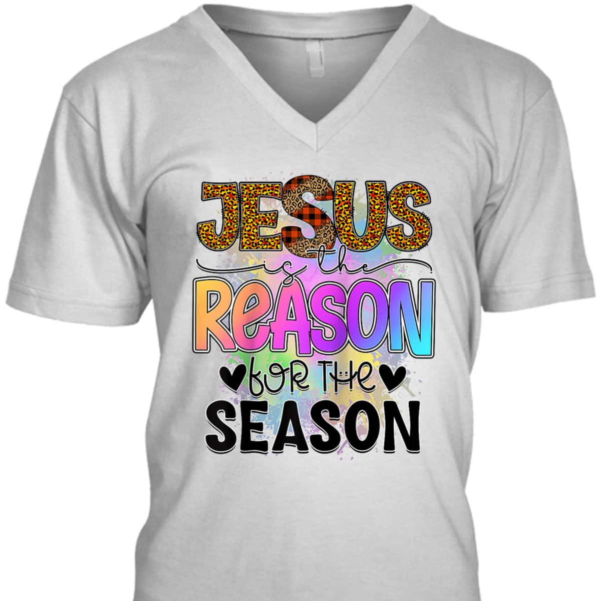 Jesus The Reason Christian Xmas Holiday Season Christmas T-Shirt