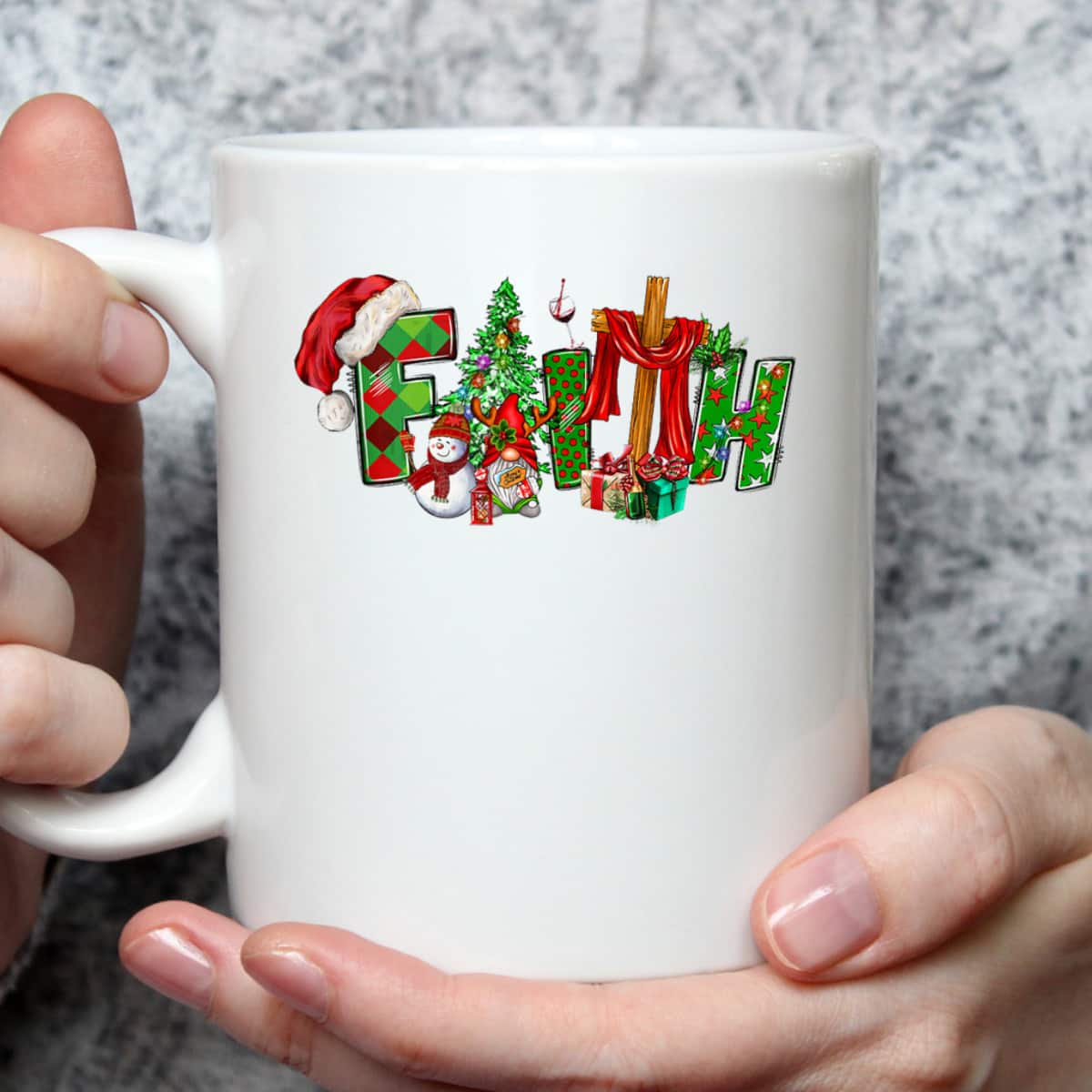 Christmas Faith With Cross X-Mas Pajama Christian Jesus T-Shirt Christmas Faith With Cross X-Mas Pajama Christian Jesus T-Shirt