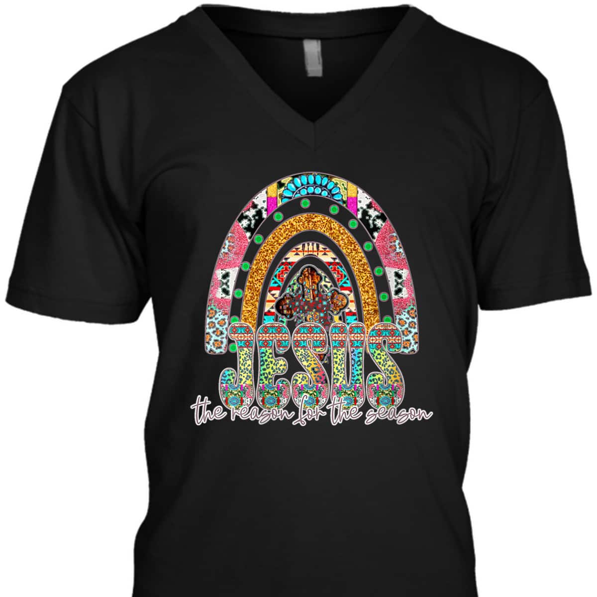 Jesus The Reason For The Season Christian Xmas Holiday Season Christmas T-Shirt Jesus The Reason For The Season Christian Xmas Holiday Season Christmas T-Shirt