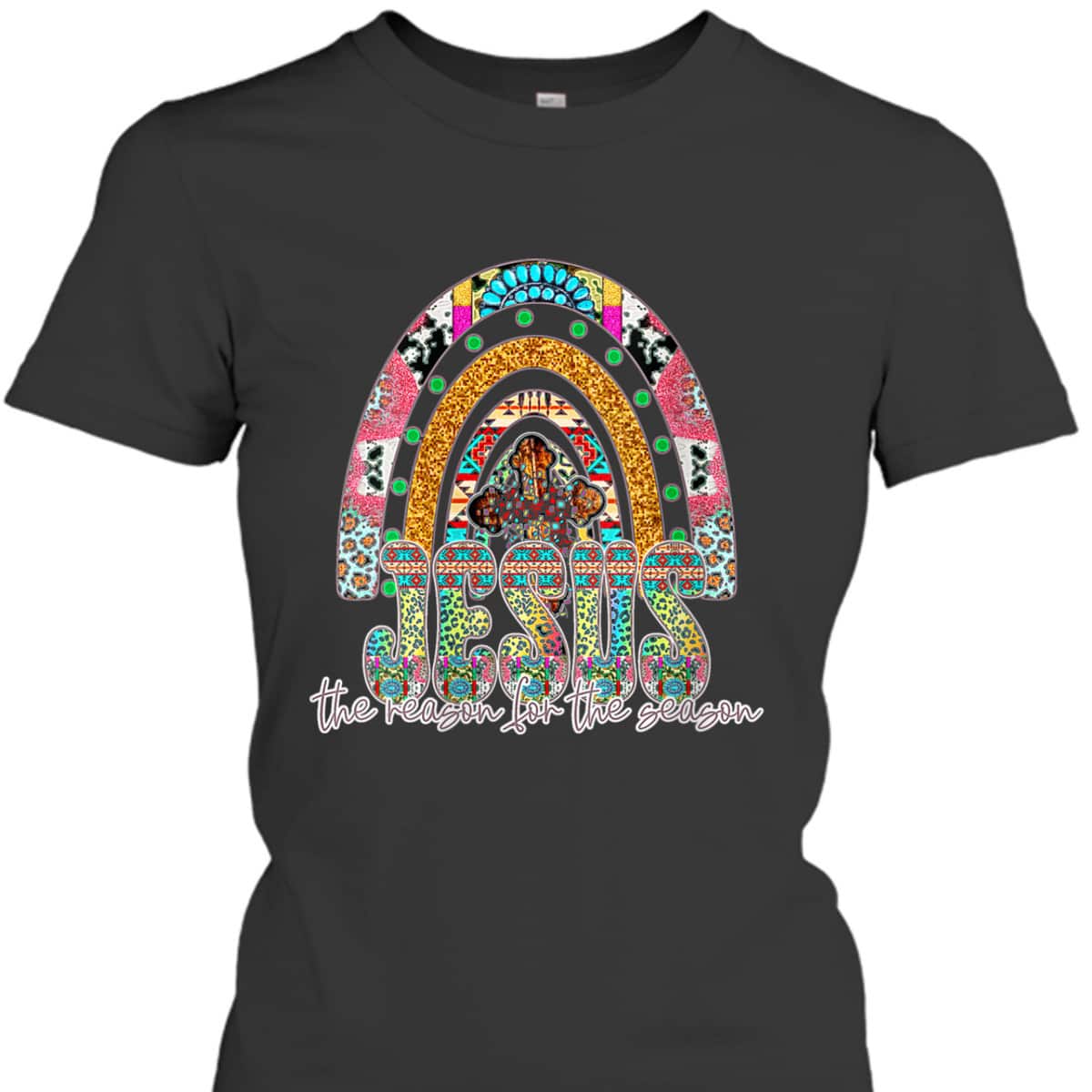Jesus The Reason For The Season Christian Xmas Holiday Season Christmas T-Shirt