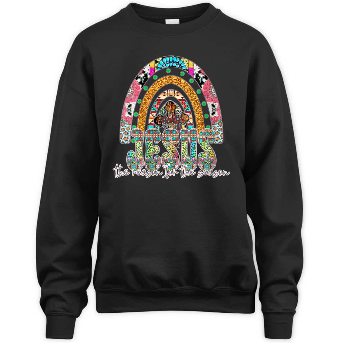 Jesus The Reason For The Season Christian Xmas Holiday Season Christmas T-Shirt
