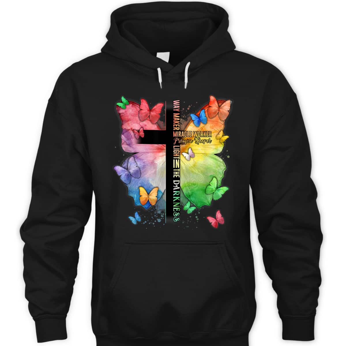 Waymaker Promise Keeper Miracle Worker Christian Bible Verse Butterflies T-Shirt Waymaker Promise Keeper Miracle Worker Christian Bible Verse Butterflies T-Shirt