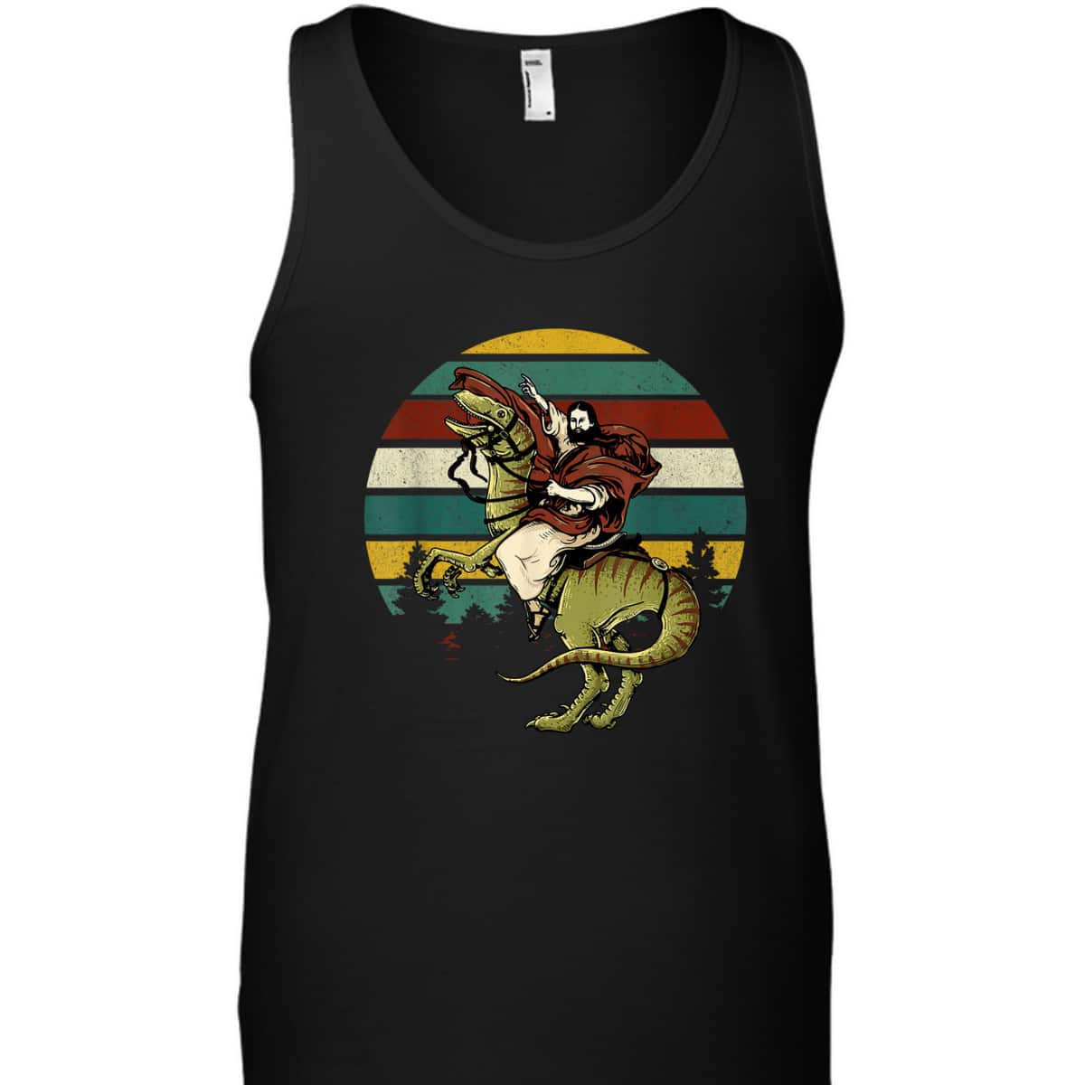 Funny Christian Jesus Riding Raptored Christian Classic T-Shirt Funny Christian Jesus Riding Raptored Christian Classic T-Shirt