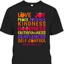 Fruit Of The Spirit Galatians 522 Bible Verse Christian T-Shirt
