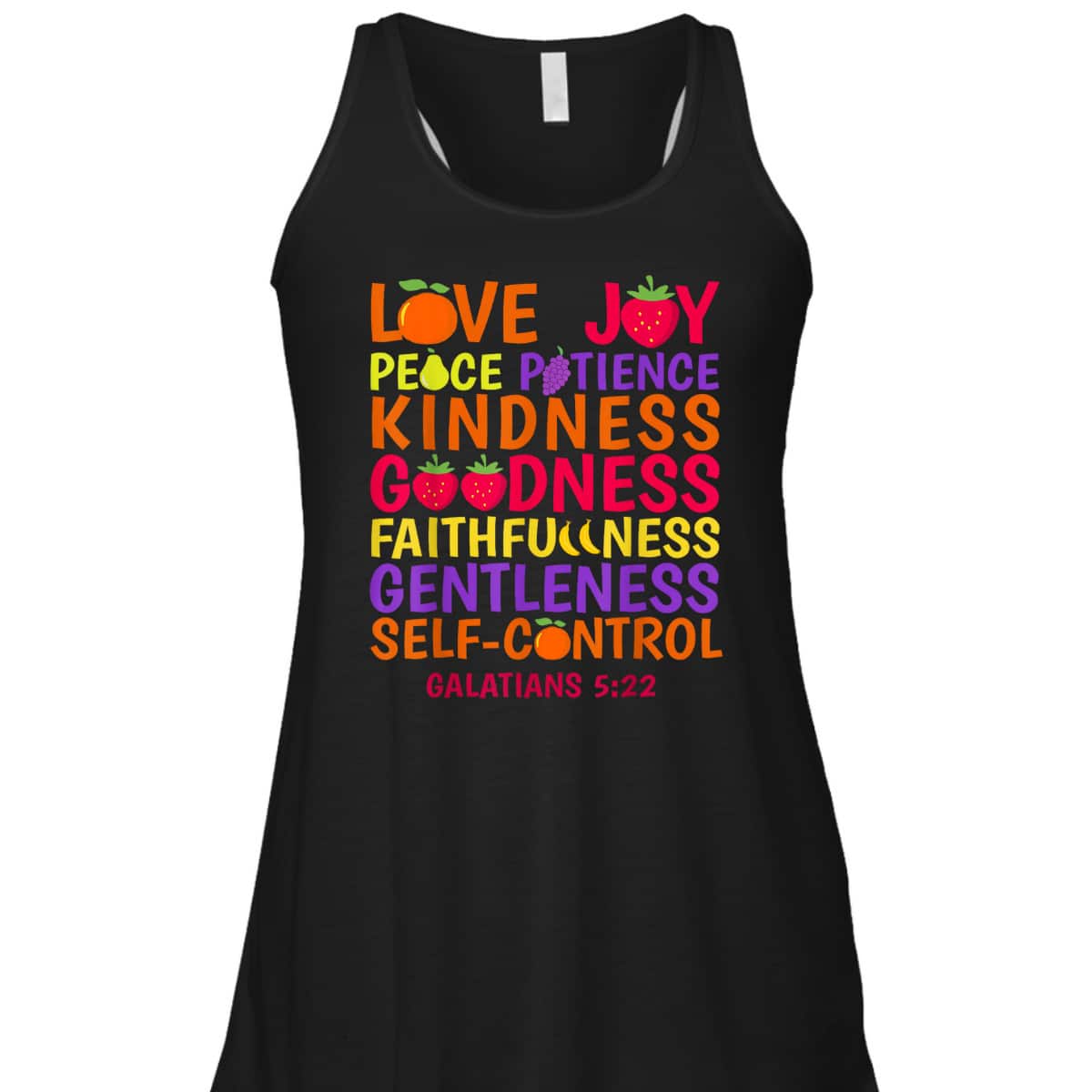 Fruit Of The Spirit Galatians 522 Bible Verse Christian T-Shirt