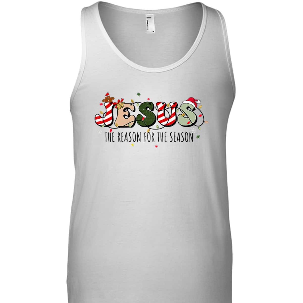 Christian Jesus The Reason Holiday Season Christmas Xmas T-Shirt