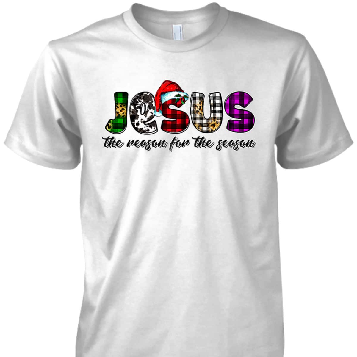 Jesus The Reason Xmas Holiday Season Christmas Christian Religious T-Shirt