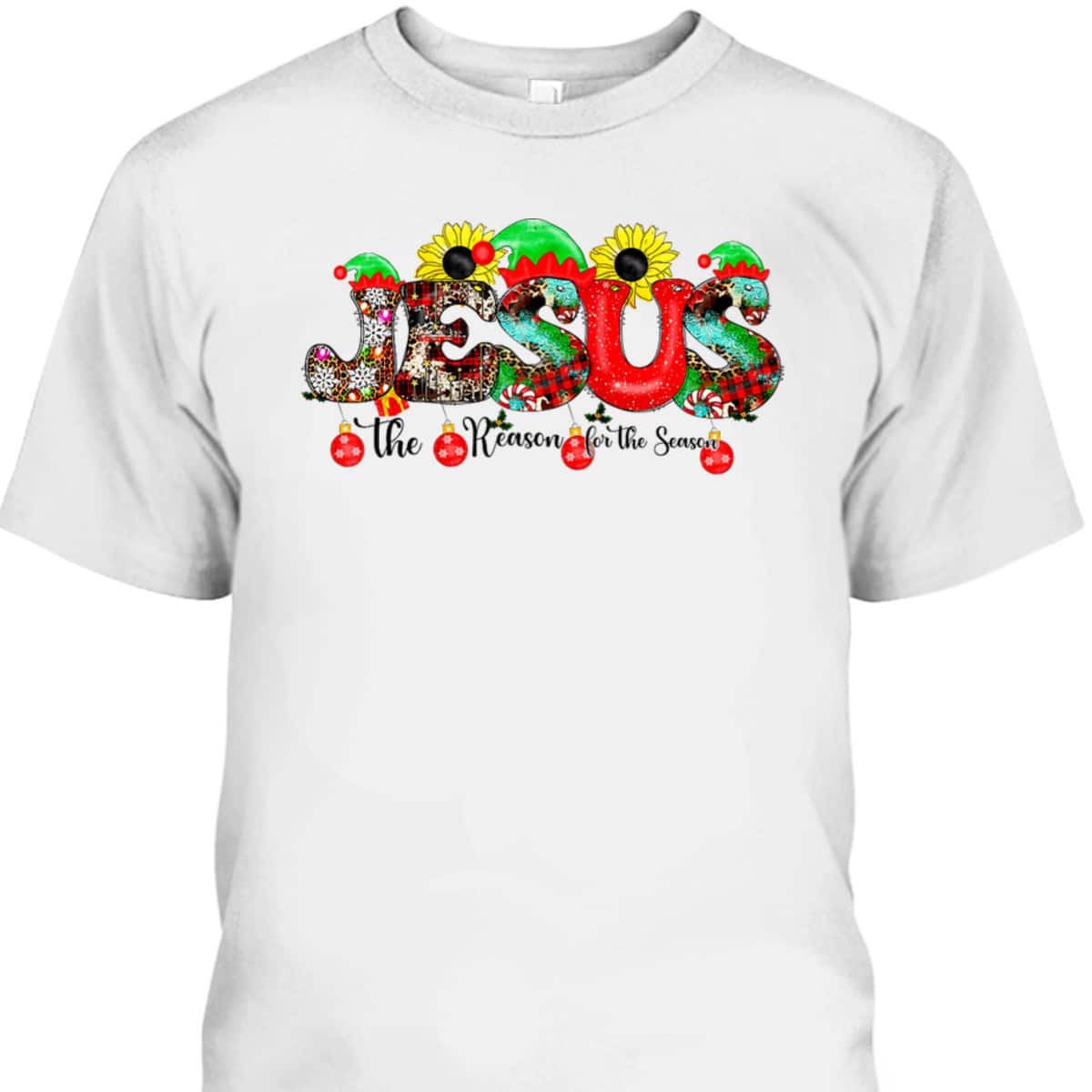 Christian Xmas Jesus The Reason For The Season Holiday Christmas T-Shirt Christian Xmas Jesus The Reason For The Season Holiday Christmas T-Shirt