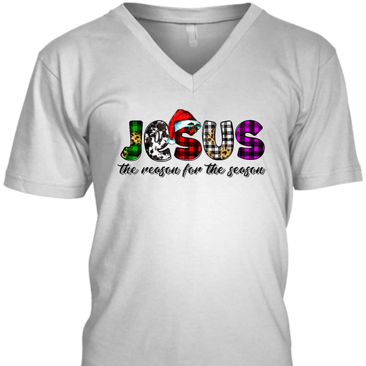 Jesus The Reason Xmas Holiday Season Christmas Christian Religious T-Shirt