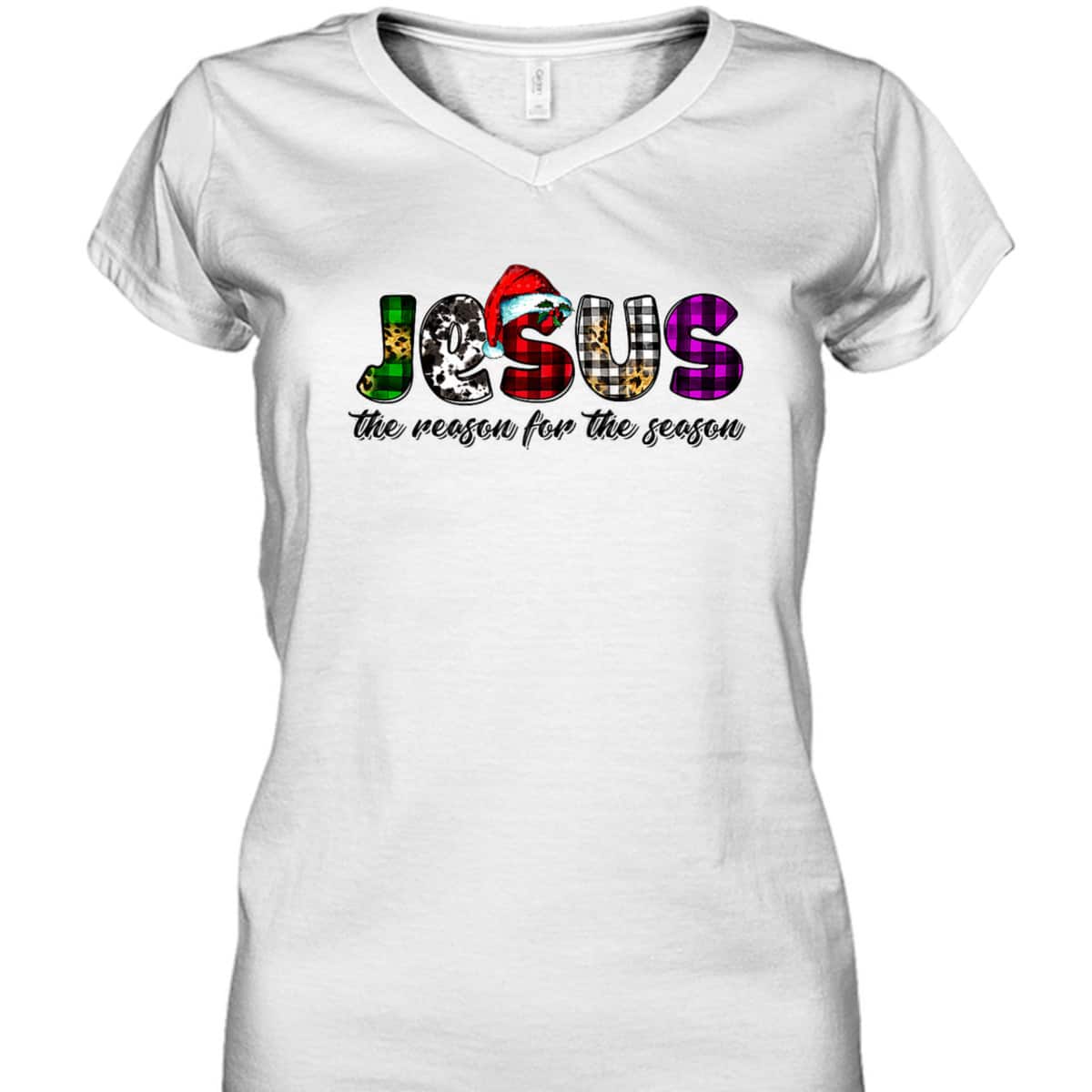 Jesus The Reason Xmas Holiday Season Christmas Christian Religious T-Shirt