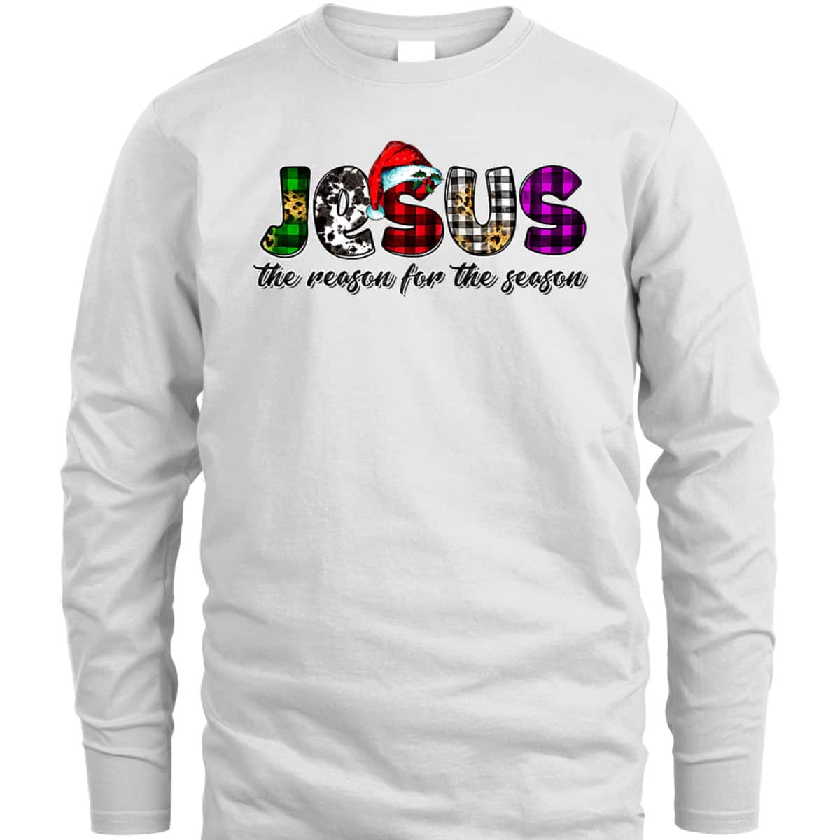 Jesus The Reason Xmas Holiday Season Christmas Christian Religious T-Shirt