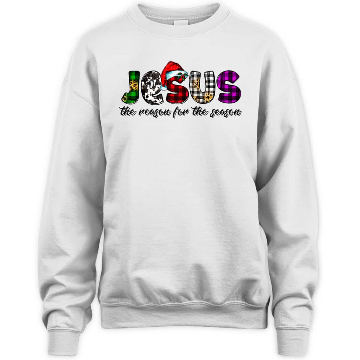 Jesus The Reason Xmas Holiday Season Christmas Christian Religious T-Shirt