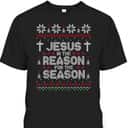Christian Jesus The Reason Xmas Holiday Season Christmas Religious T-Shirt