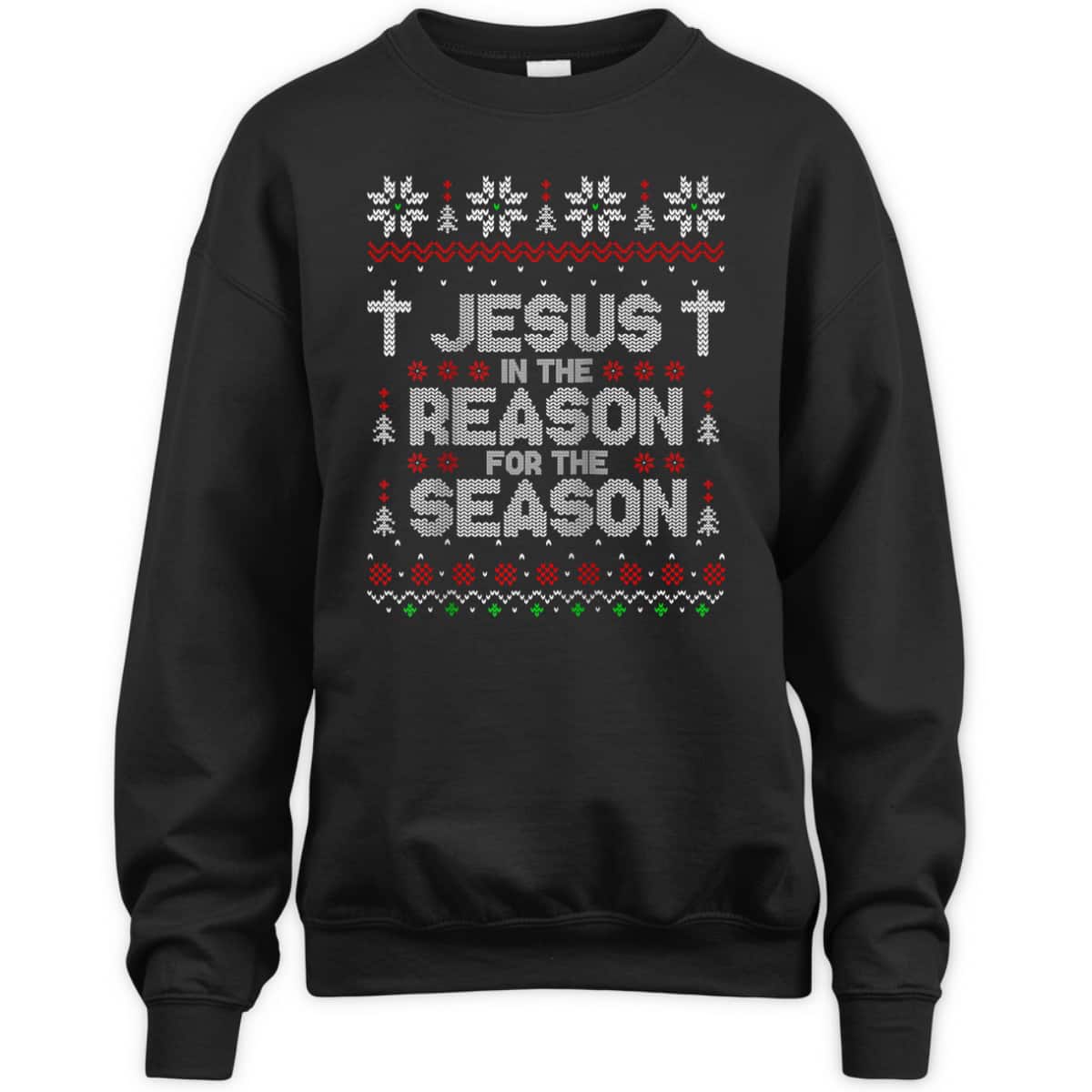 Christian Jesus The Reason Xmas Holiday Season Christmas Religious T-Shirt