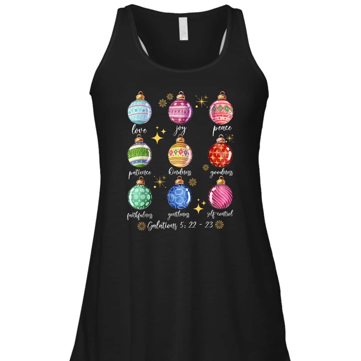 Christmas Decoration Balls And Christian Bible Verse T-Shirt Christmas Decoration Balls And Christian Bible Verse T-Shirt