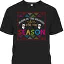 Christian Jesus The Reason Xmas Holiday Season Christmas Spirit T-Shirt