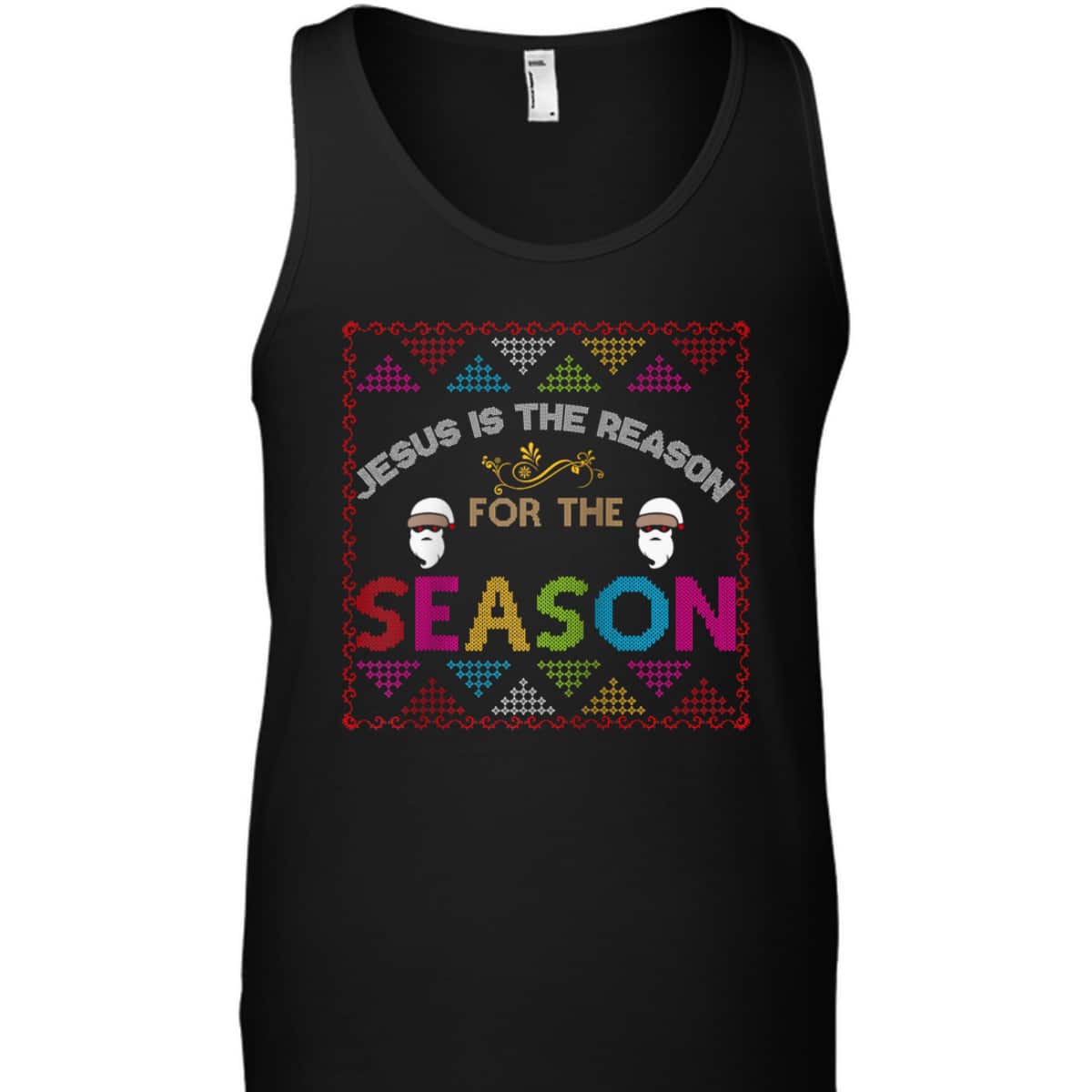 Christian Jesus The Reason Xmas Holiday Season Christmas Spirit T-Shirt