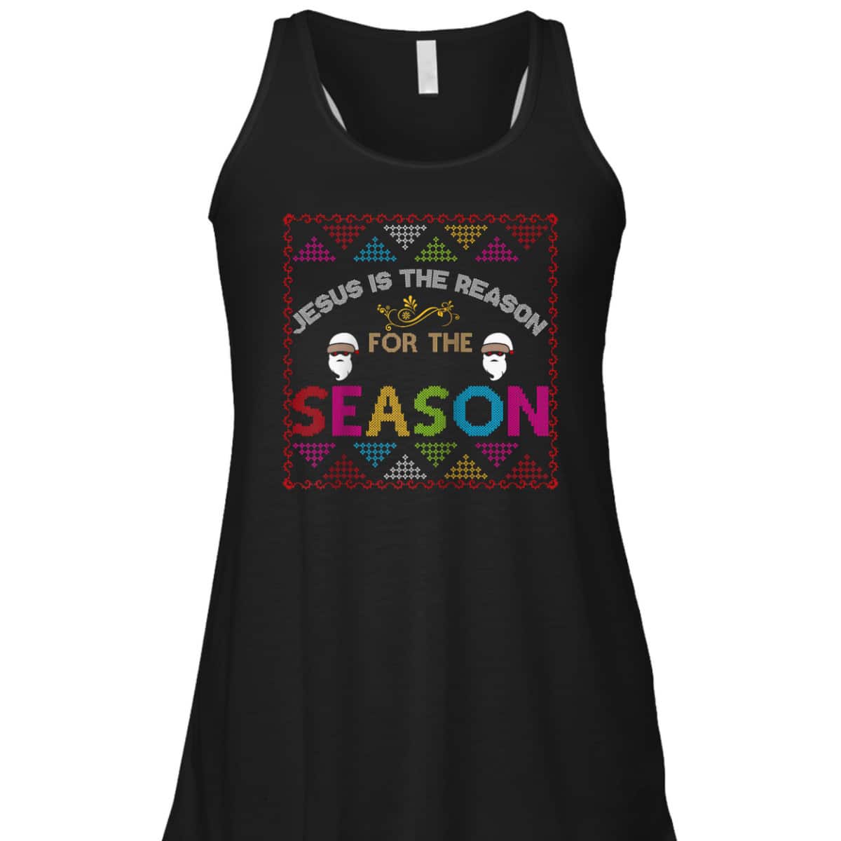 Christian Jesus The Reason Xmas Holiday Season Christmas Spirit T-Shirt Christian Jesus The Reason Xmas Holiday Season Christmas Spirit T-Shirt