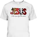 Jesus The Reason Xmas Holiday Season Christmas Religious Christian T-Shirt Jesus The Reason Xmas Holiday Season Christmas Religious Christian T-Shirt
