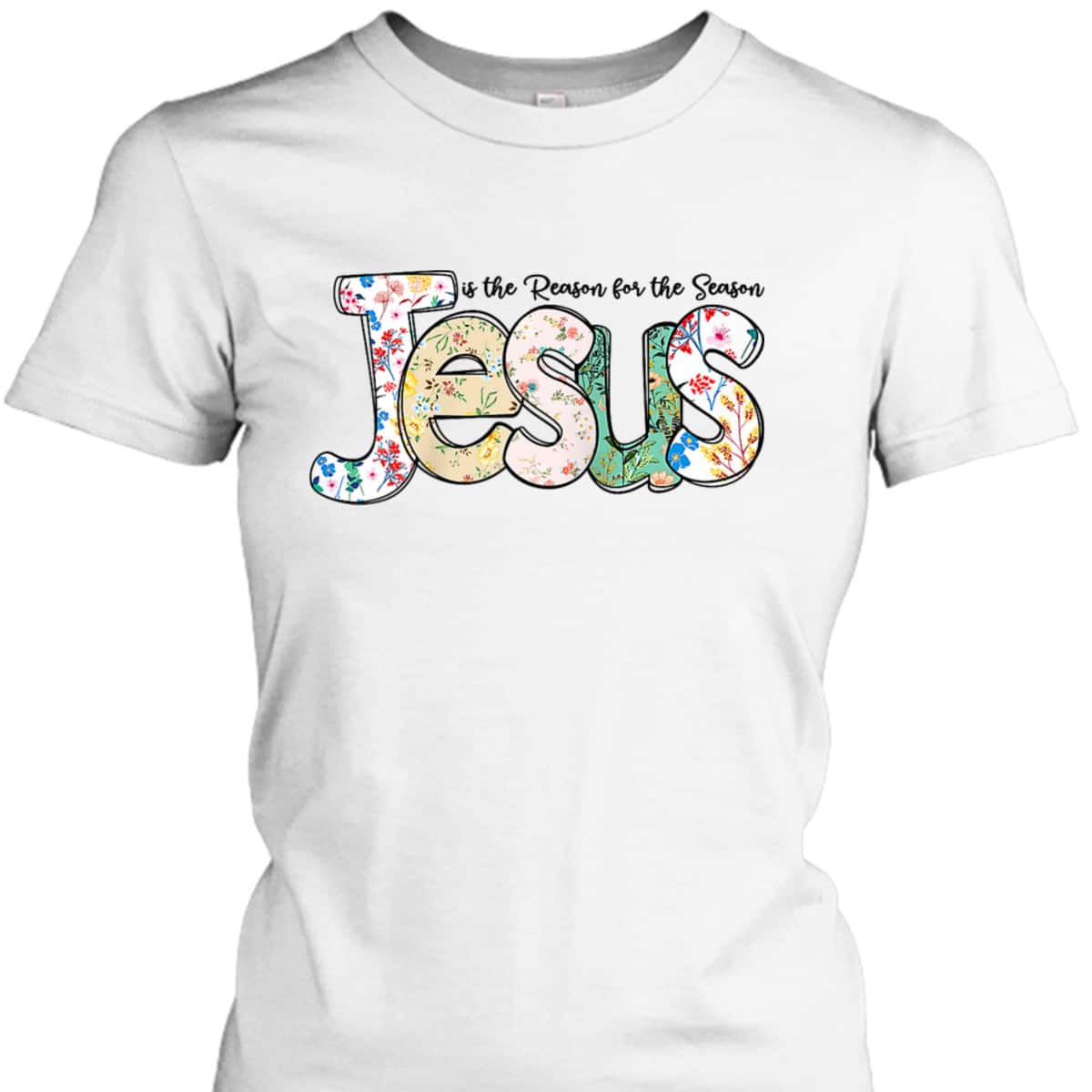 Christian Jesus The Reason Xmas Religious Holiday Season Christmas T-Shirt Christian Jesus The Reason Xmas Religious Holiday Season Christmas T-Shirt