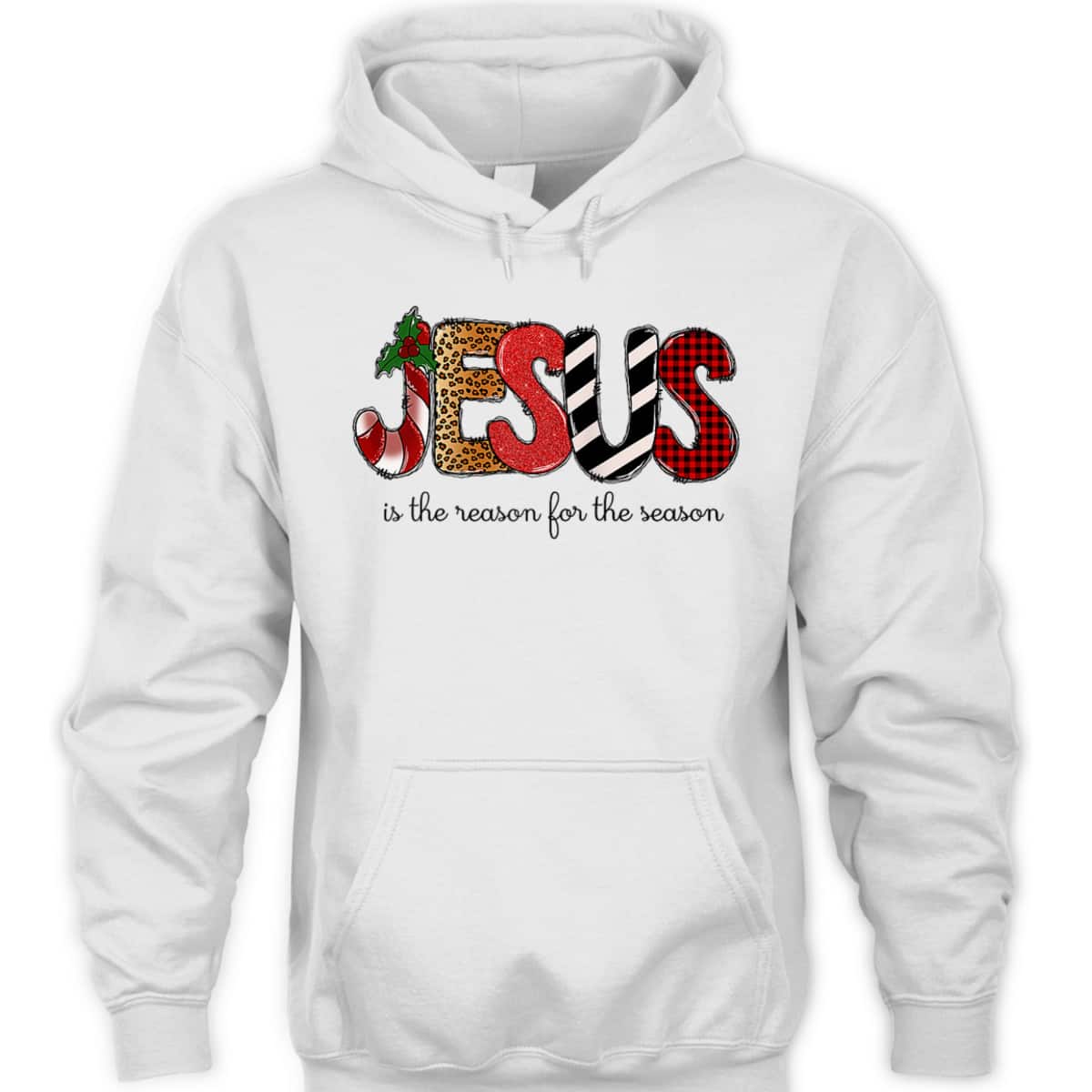 Jesus The Reason Xmas Holiday Season Christmas Religious Christian T-Shirt