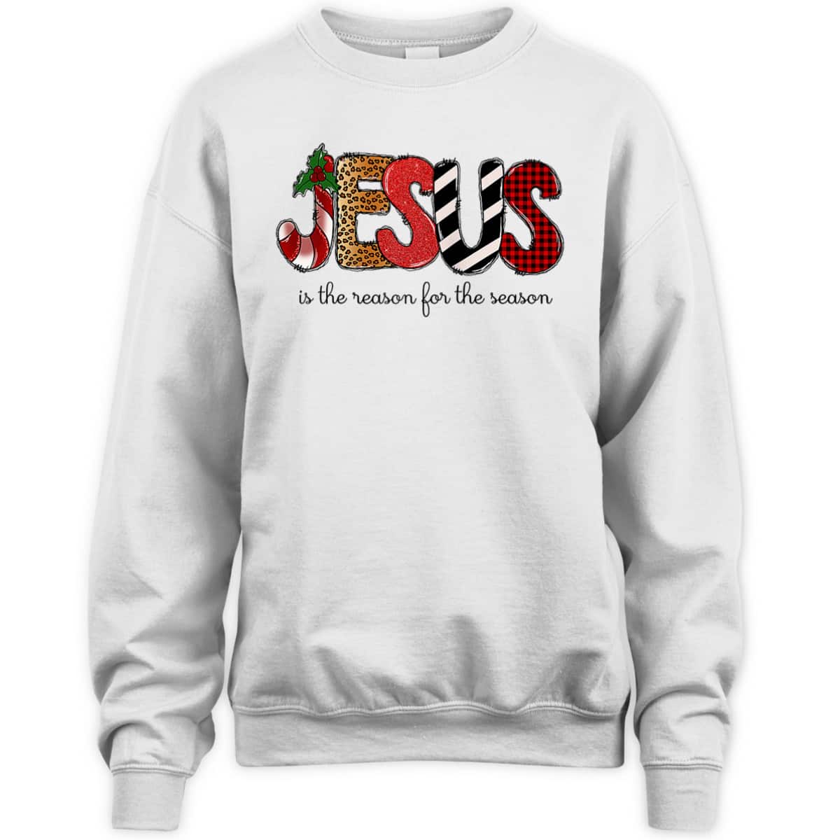 Jesus The Reason Xmas Holiday Season Christmas Religious Christian T-Shirt Jesus The Reason Xmas Holiday Season Christmas Religious Christian T-Shirt