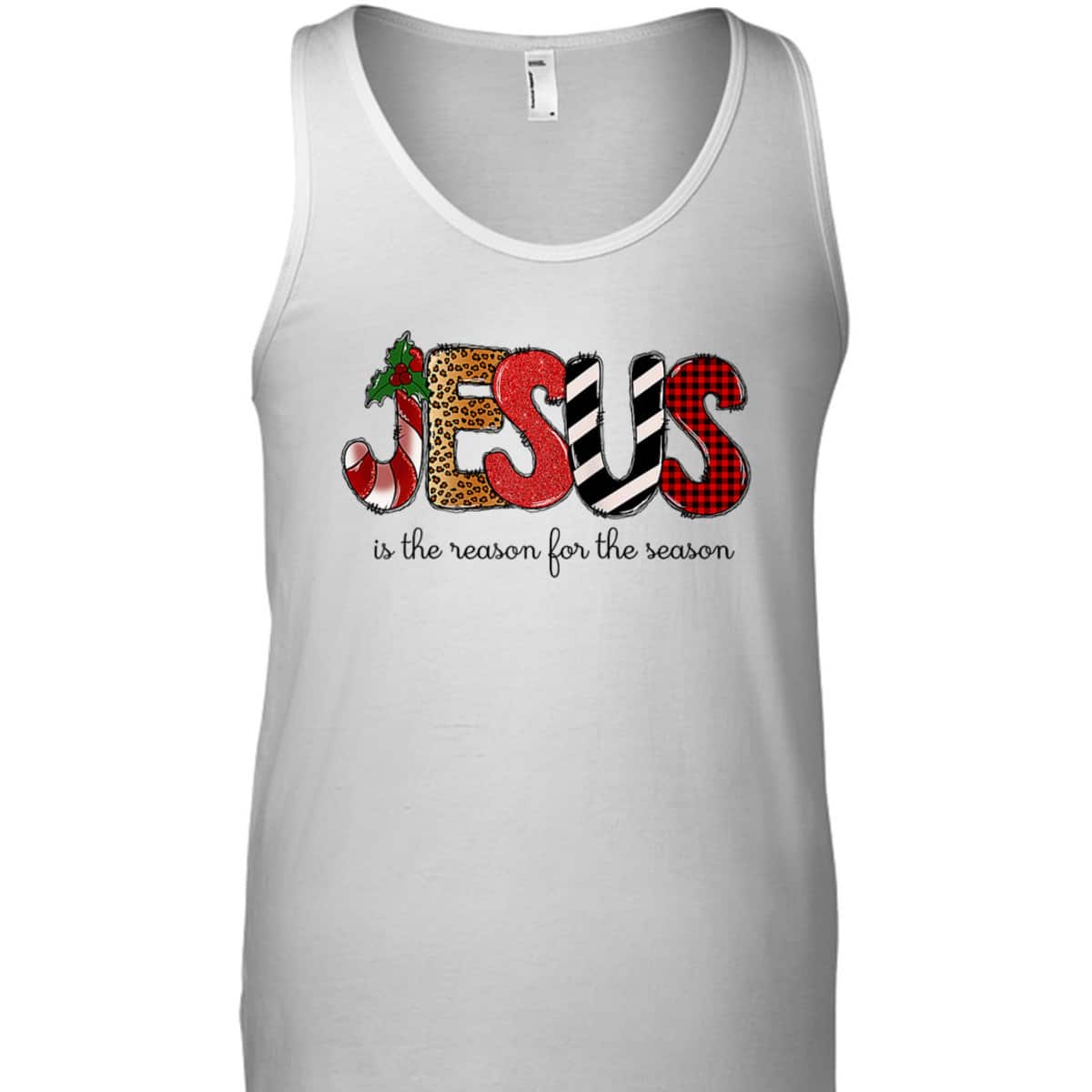 Jesus The Reason Xmas Holiday Season Christmas Religious Christian T-Shirt