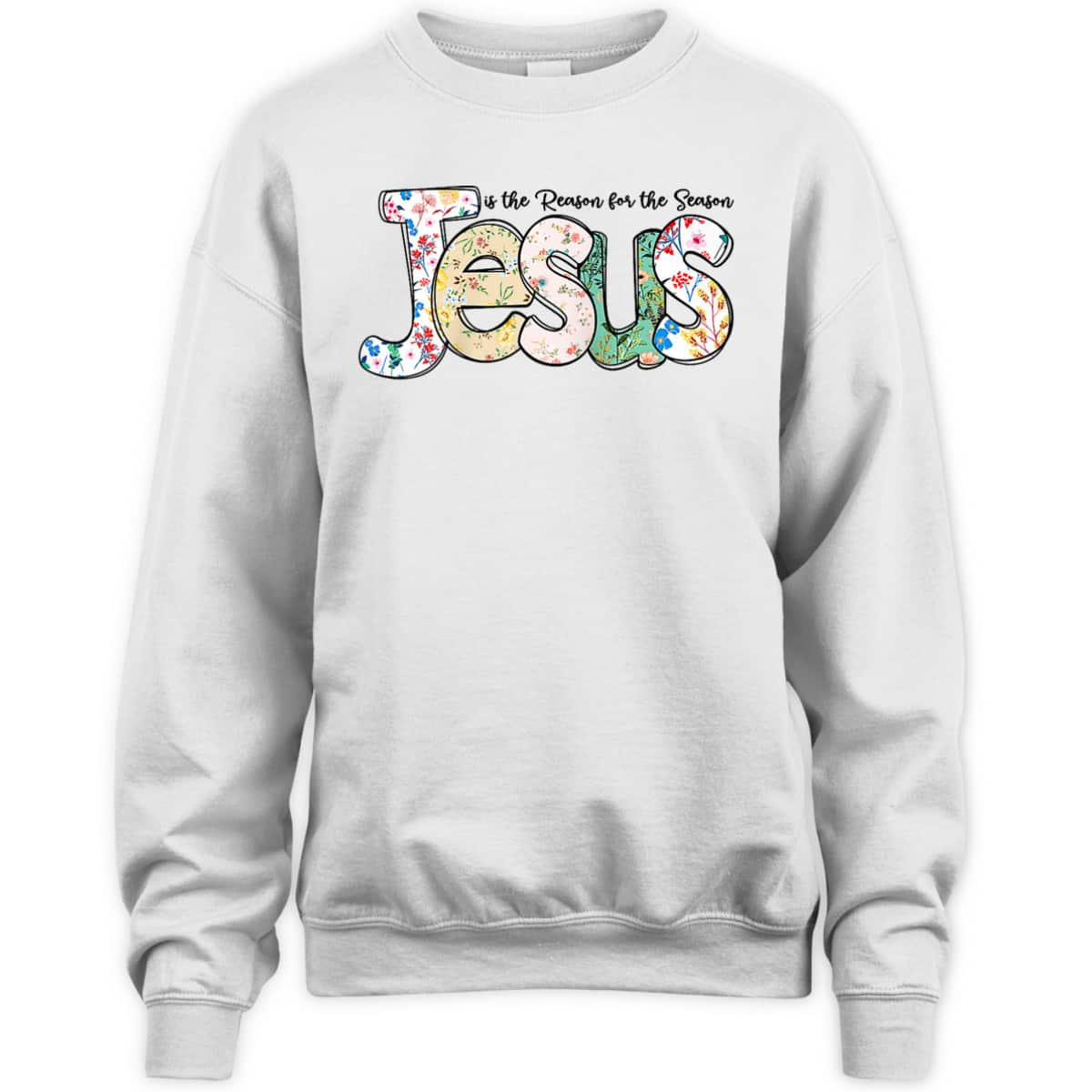 Christian Jesus The Reason Xmas Religious Holiday Season Christmas T-Shirt