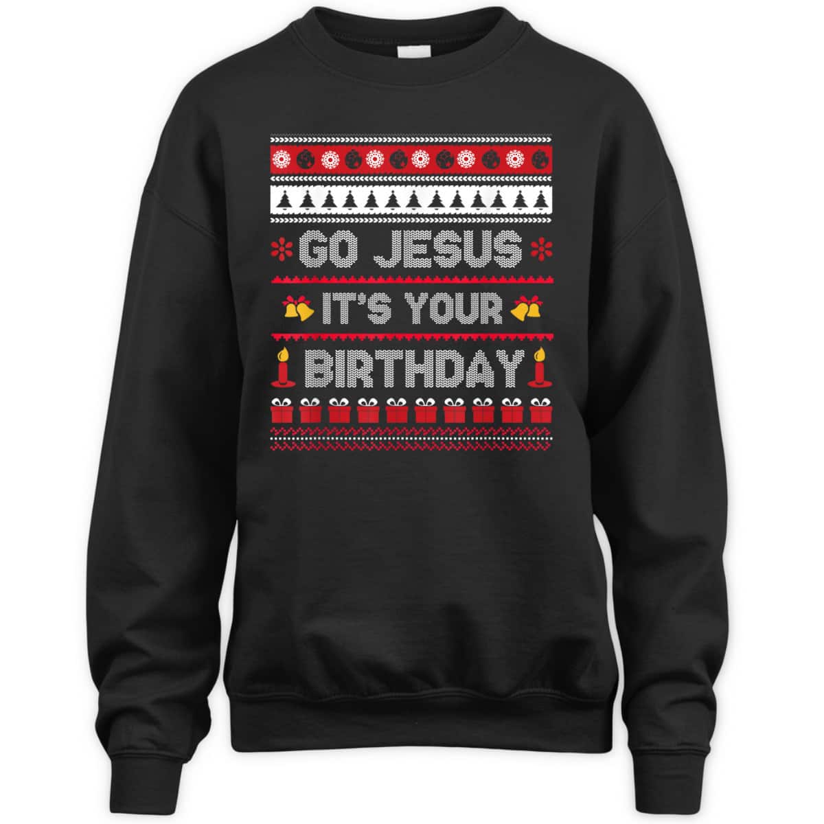 Go Jesus Its Your Birthday Christmas X-Mas Christian T-Shirt