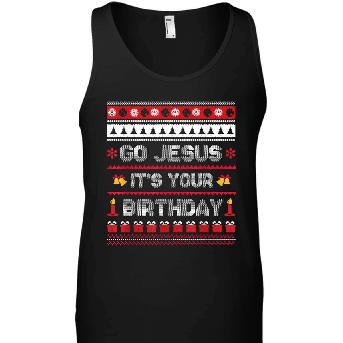Go Jesus Its Your Birthday Christmas X-Mas Christian T-Shirt