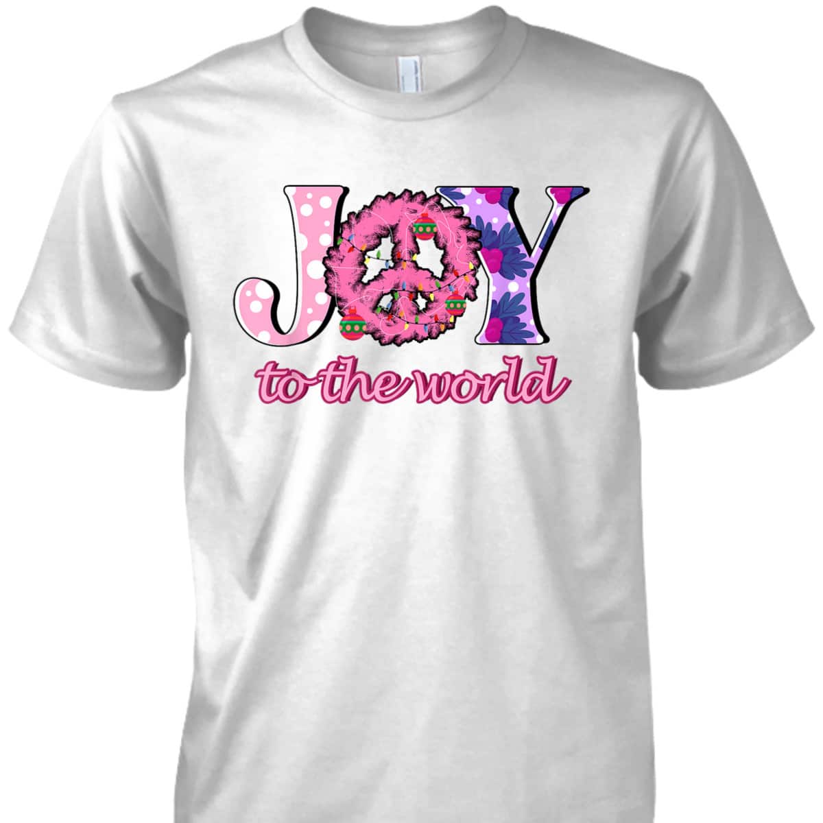 Joy To The Whole World Christian Faith Christmas Holiday T-Shirt