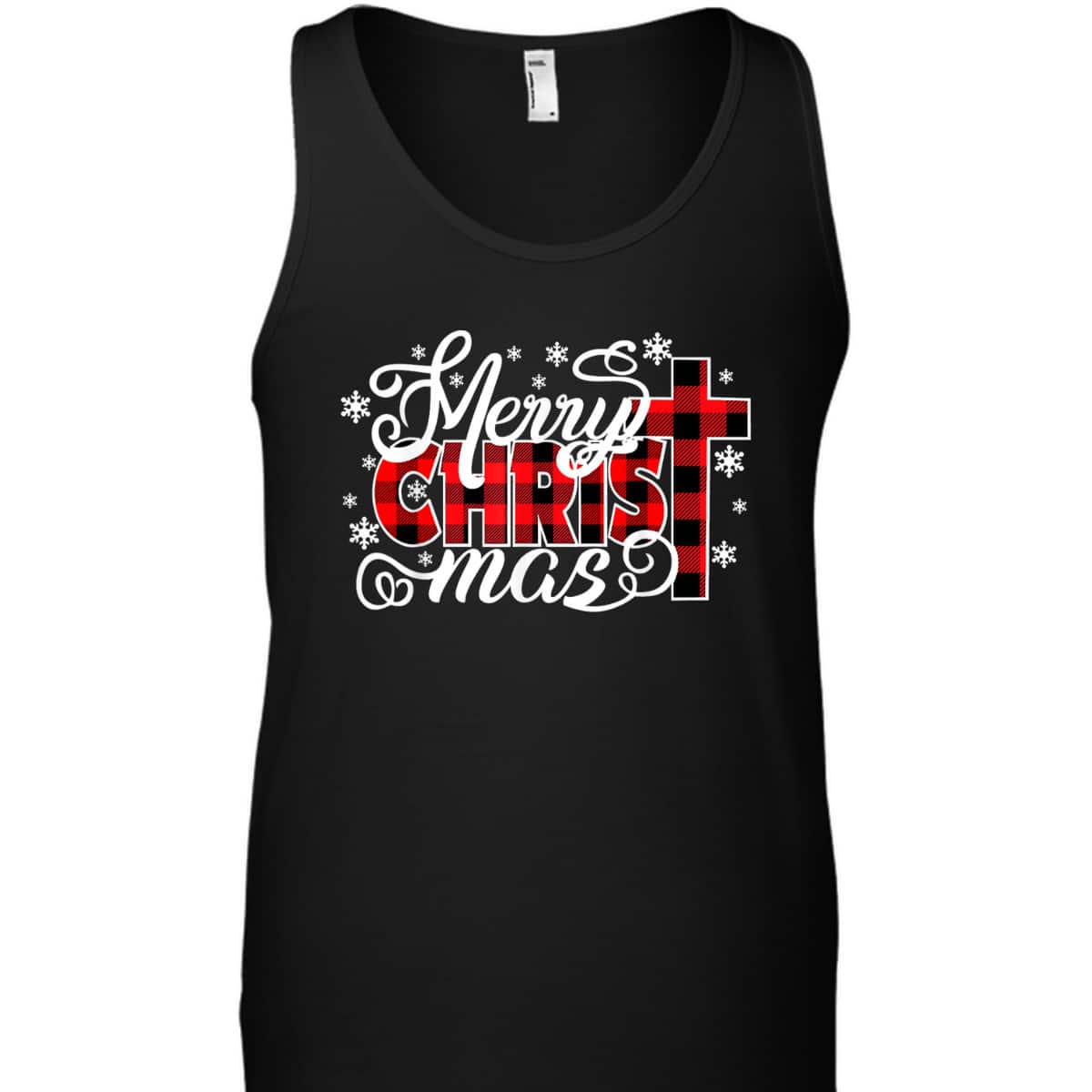 Merry Christmas Red Buffalo Plaid Christ-Mas T-Shirt Merry Christmas Red Buffalo Plaid Christ-Mas T-Shirt
