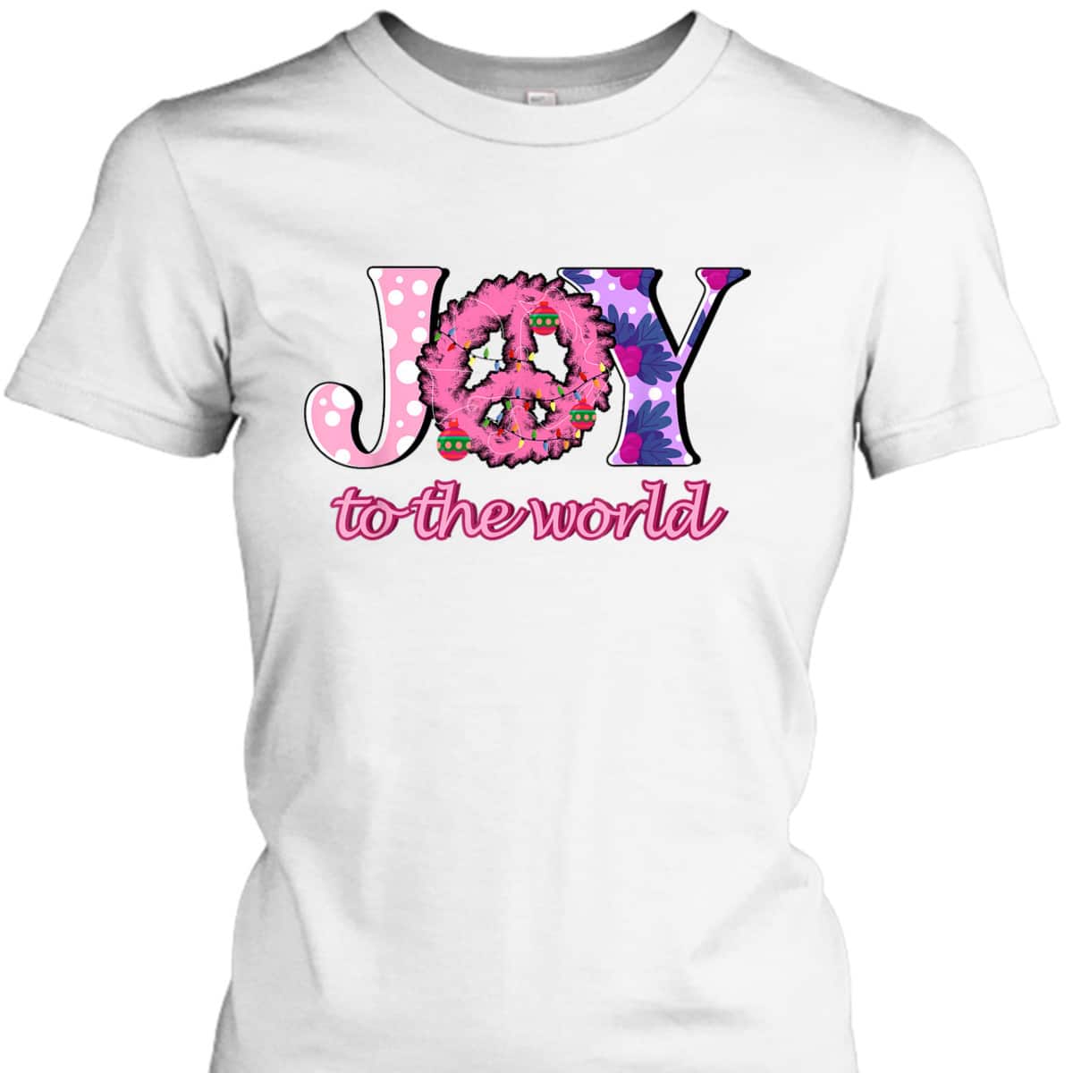 Joy To The Whole World Christian Faith Christmas Holiday T-Shirt