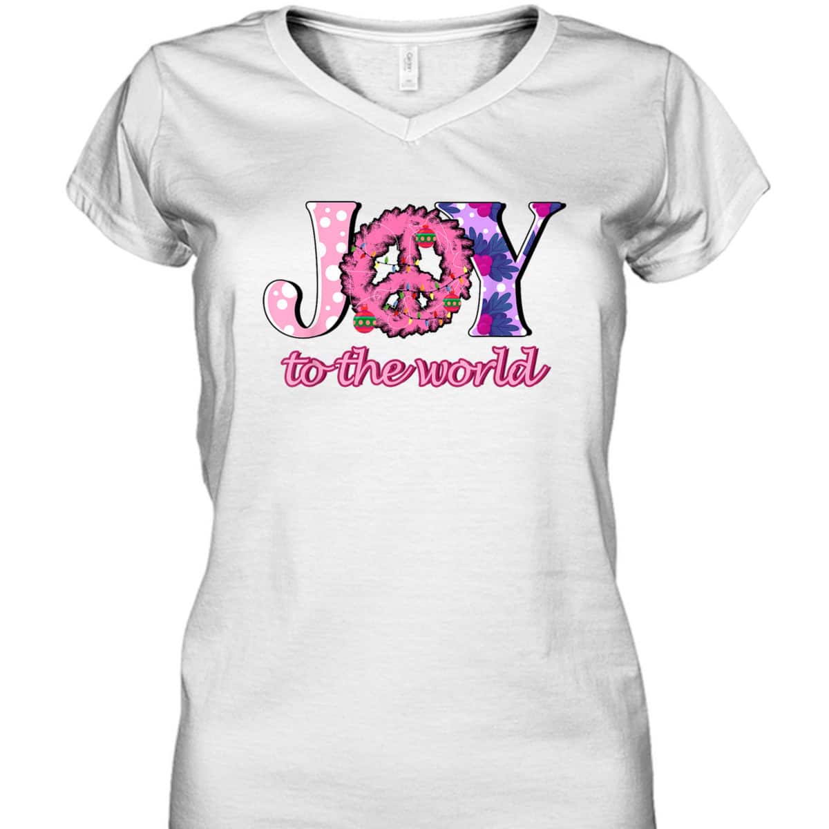 Joy To The Whole World Christian Faith Christmas Holiday T-Shirt