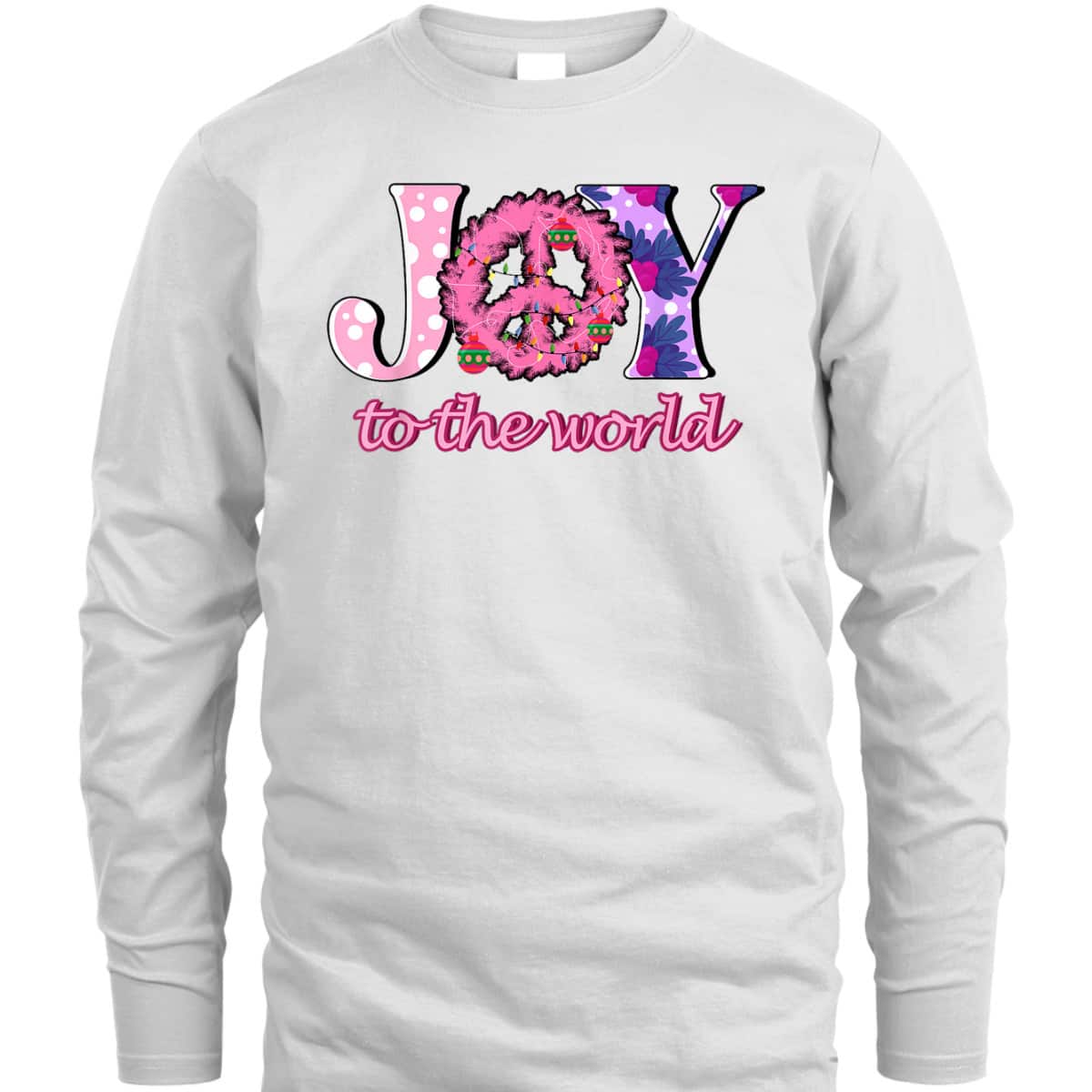 Joy To The Whole World Christian Faith Christmas Holiday T-Shirt