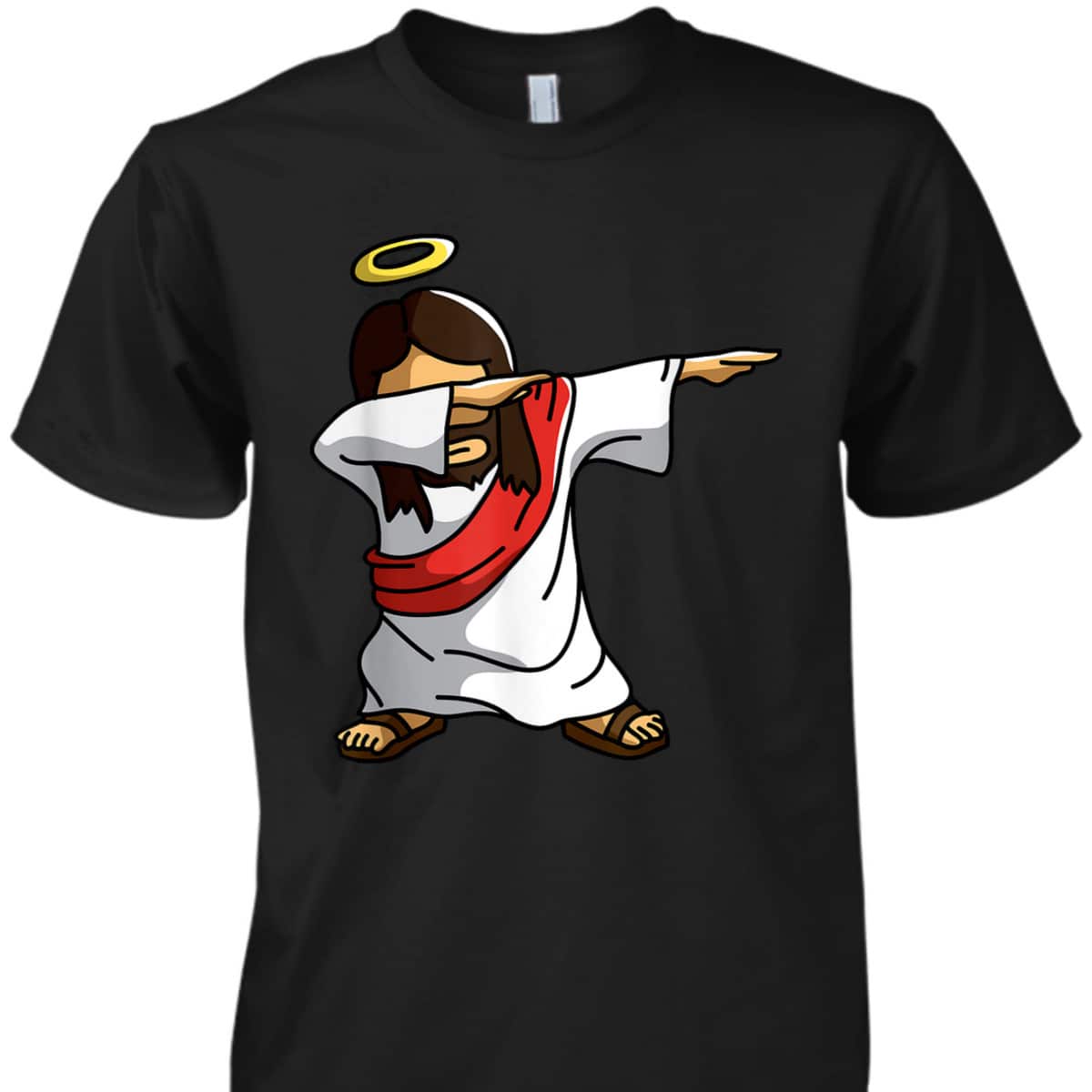 Dabbing Jesus Dancing T-Shirt Funny Christian Gift