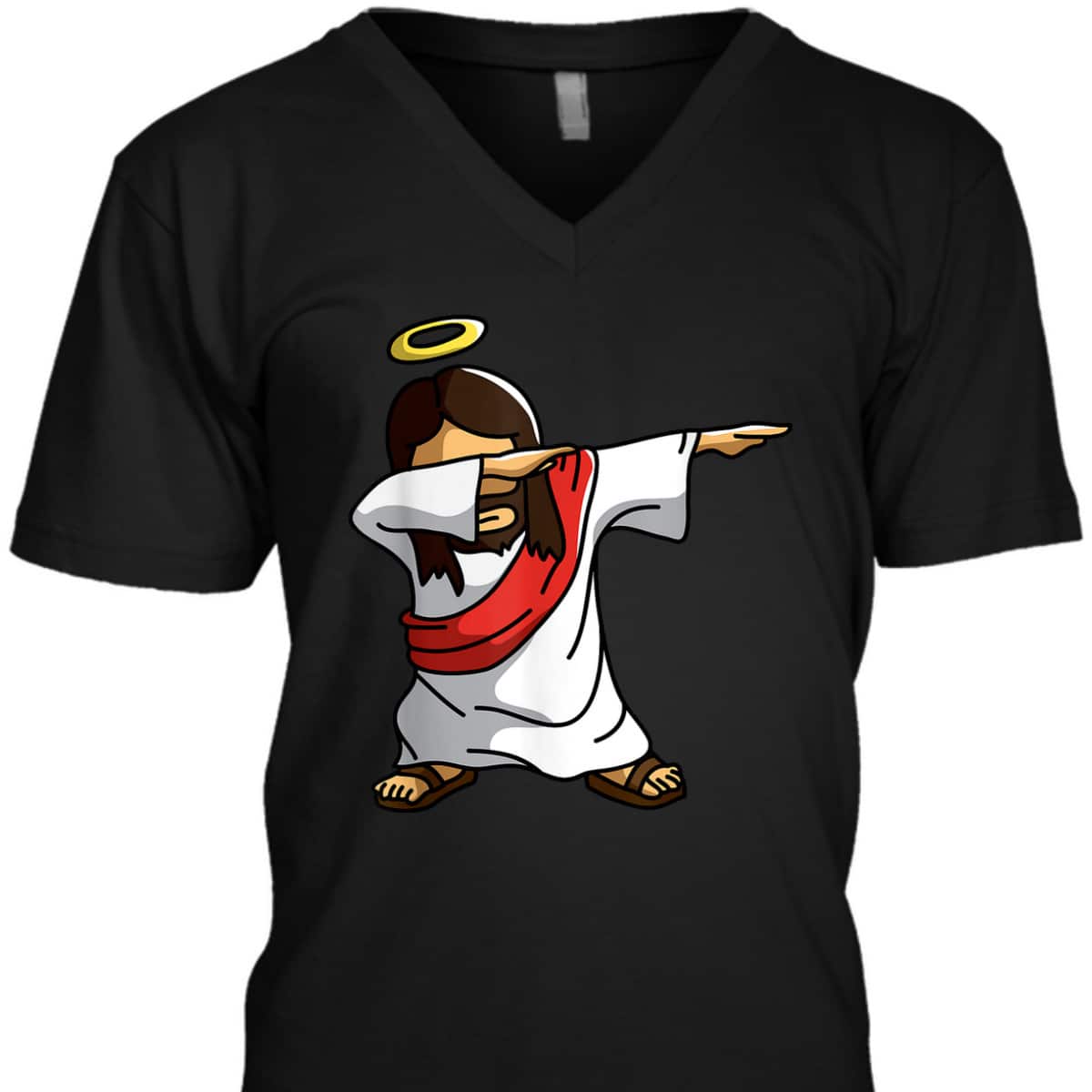 Dabbing Jesus Dancing T-Shirt Funny Christian Gift Dabbing Jesus Dancing T-Shirt Funny Christian Gift