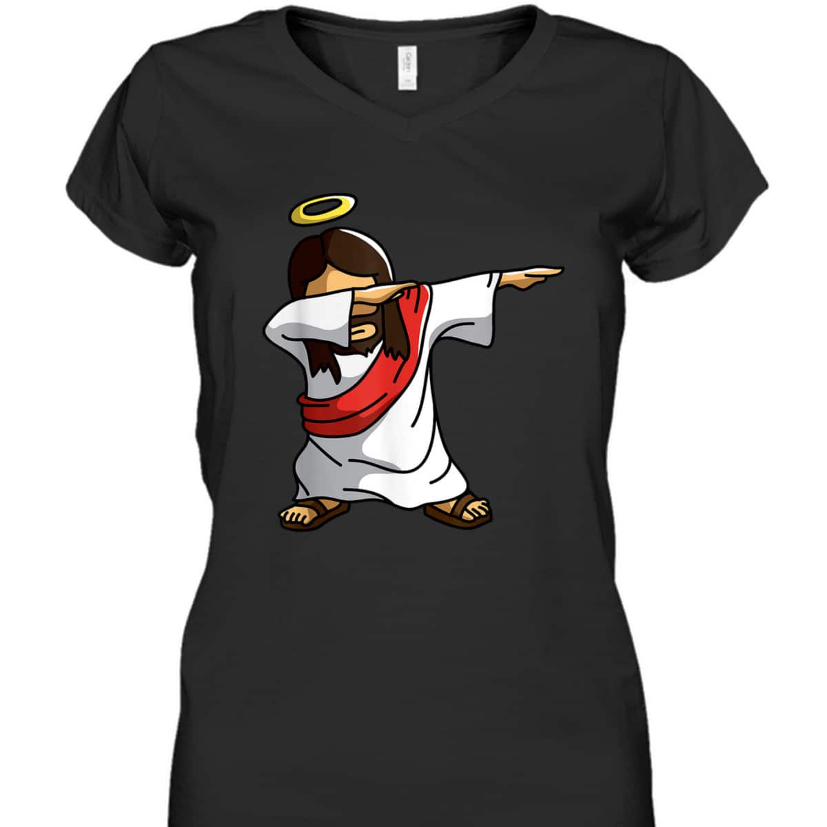 Dabbing Jesus Dancing T-Shirt Funny Christian Gift