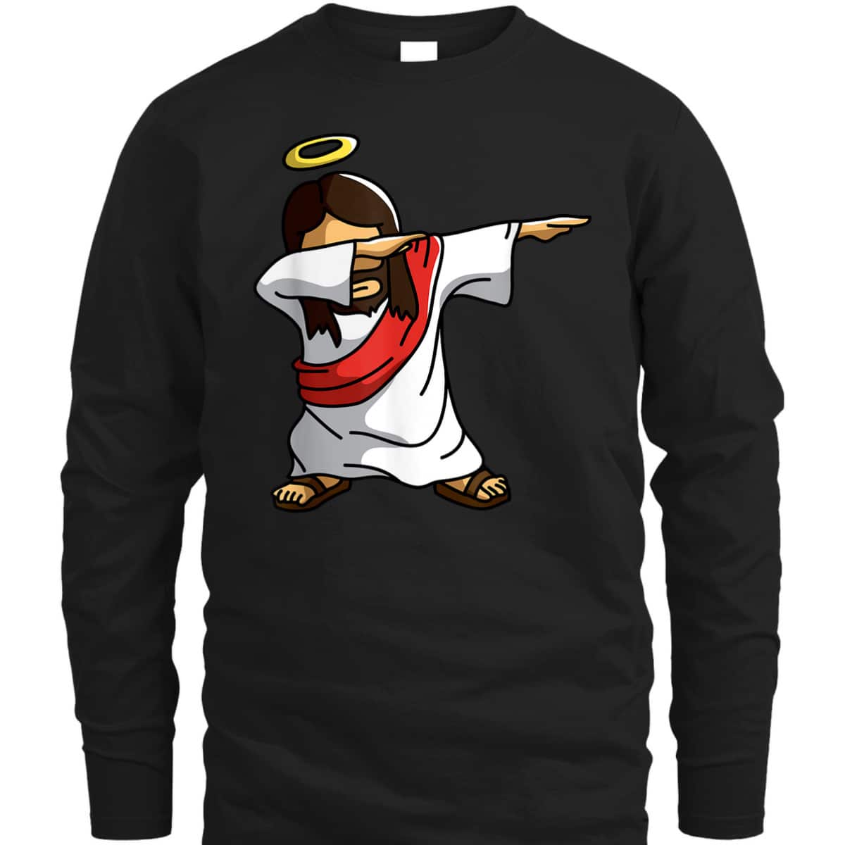 Dabbing Jesus Dancing T-Shirt Funny Christian Gift