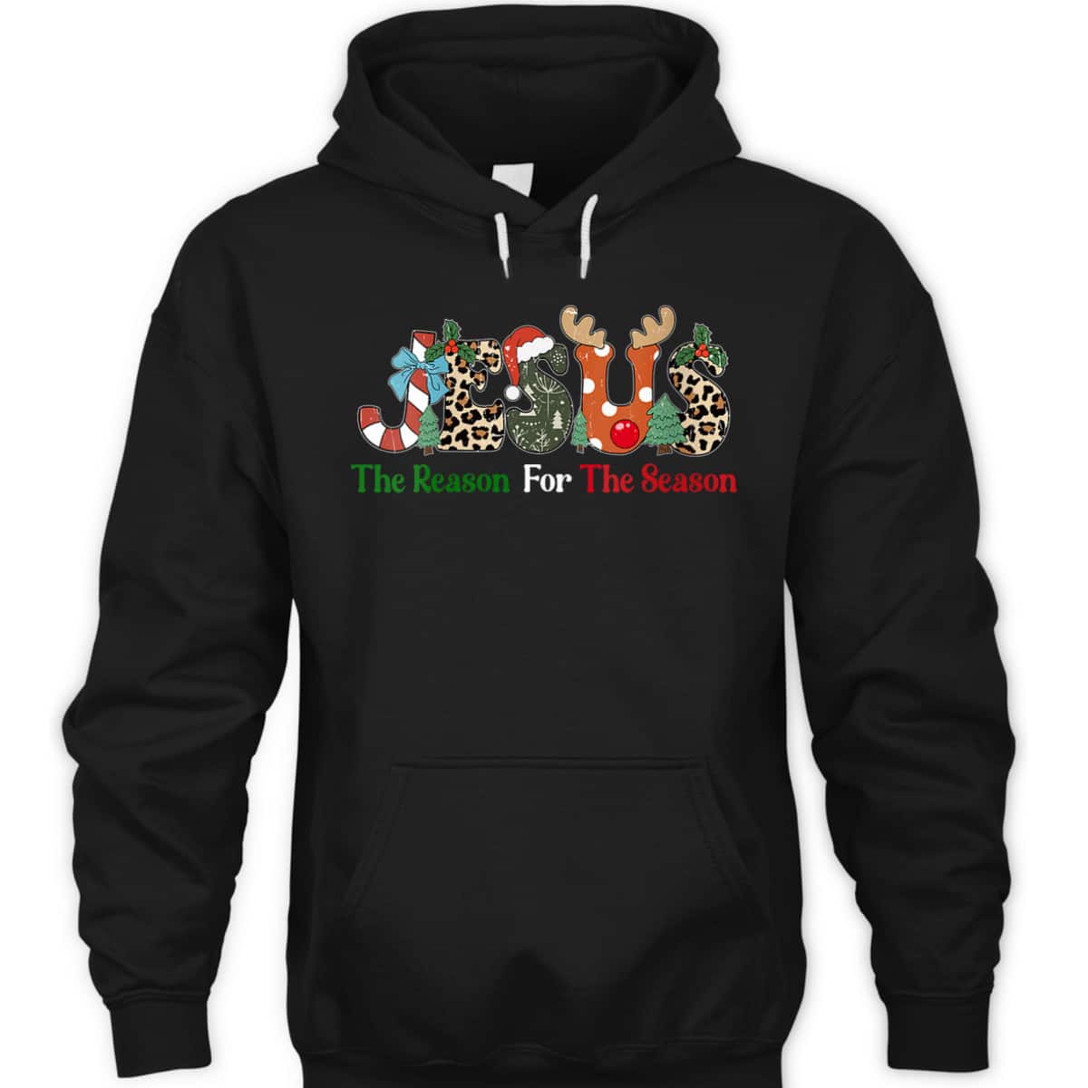 Jesus Is The Reason For The Season Jesus Christian Xmas T-Shirt