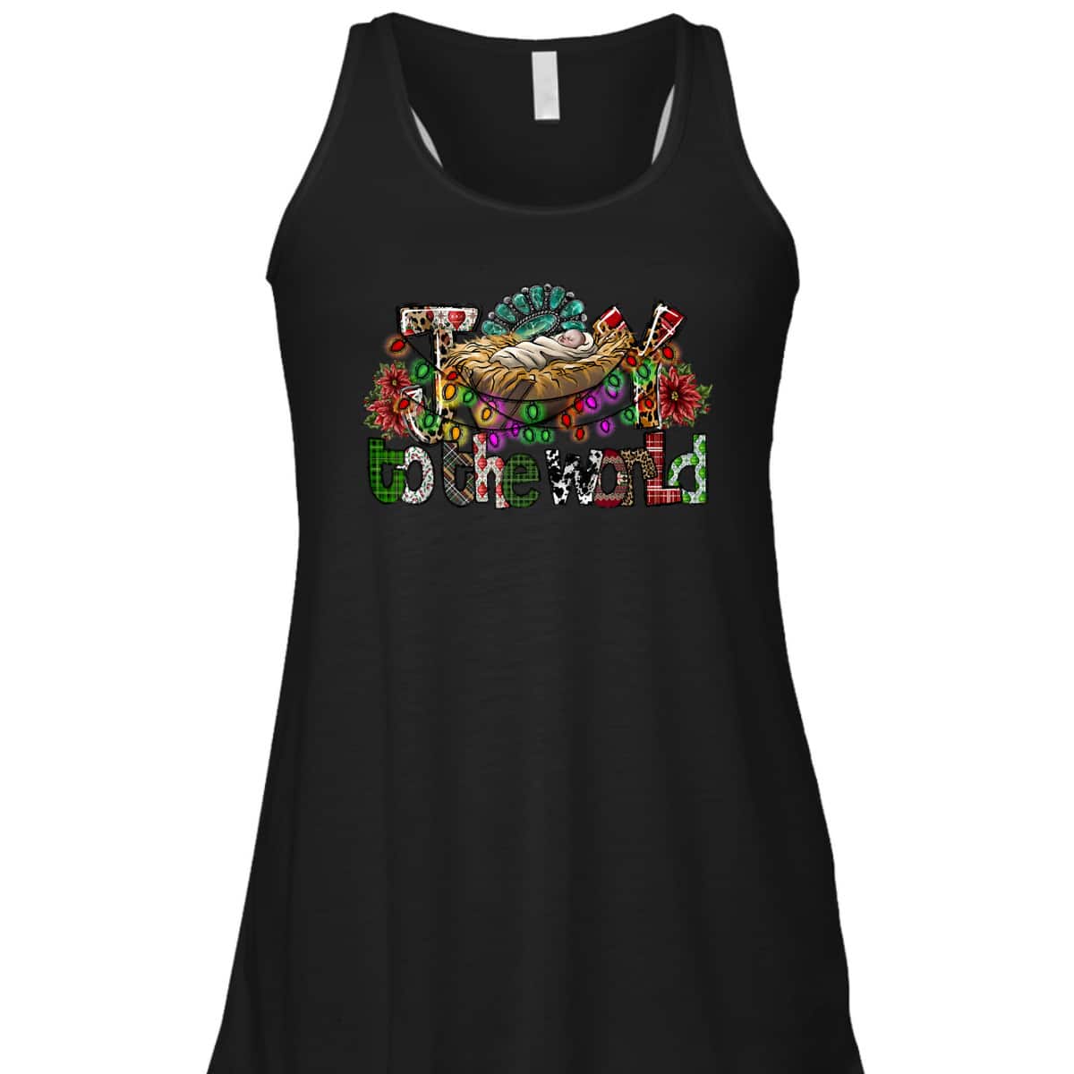 Joy To The World Christian Christmas Baby Jesus Xmas Holiday T-Shirt