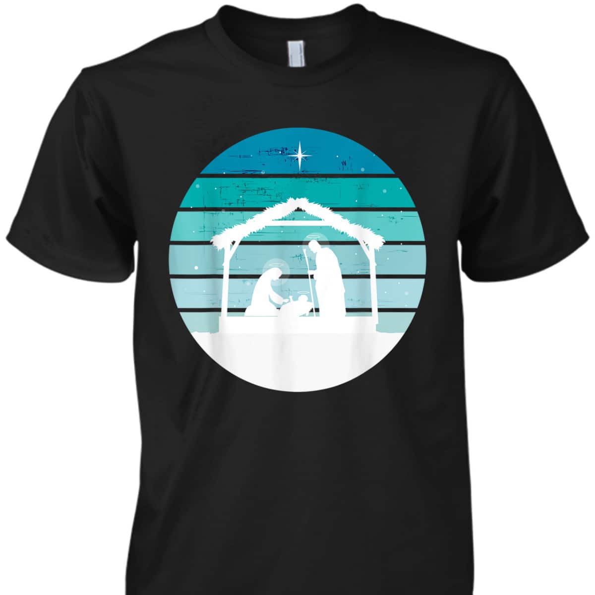 Nativity Scene Christmas Jesus Christ Winter Xmas Religious T-Shirt Nativity Scene Christmas Jesus Christ Winter Xmas Religious T-Shirt