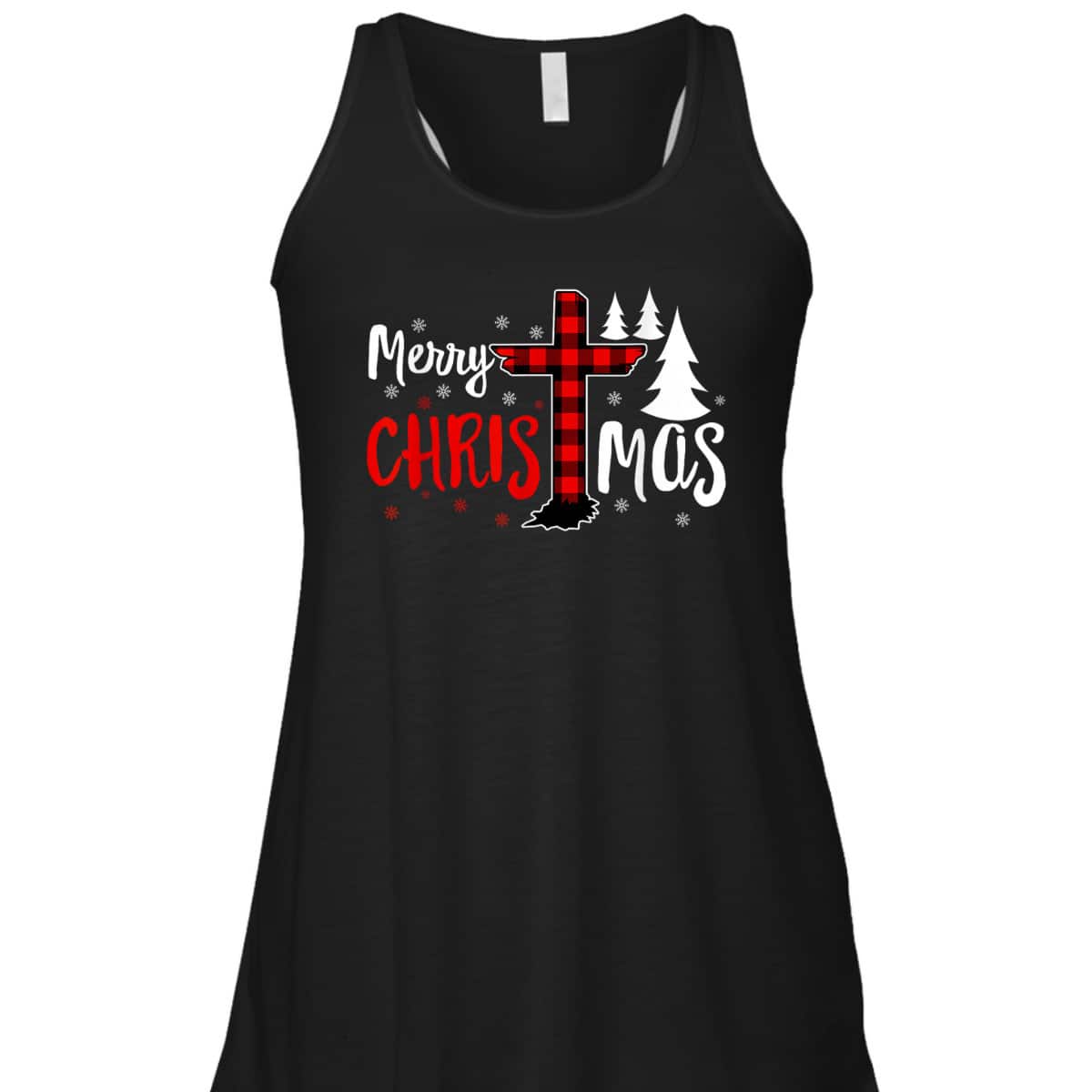 Merry Christmas Christians Buffalo Plaid Christian Faith Cross T-Shirt Merry Christmas Christians Buffalo Plaid Christian Faith Cross T-Shirt