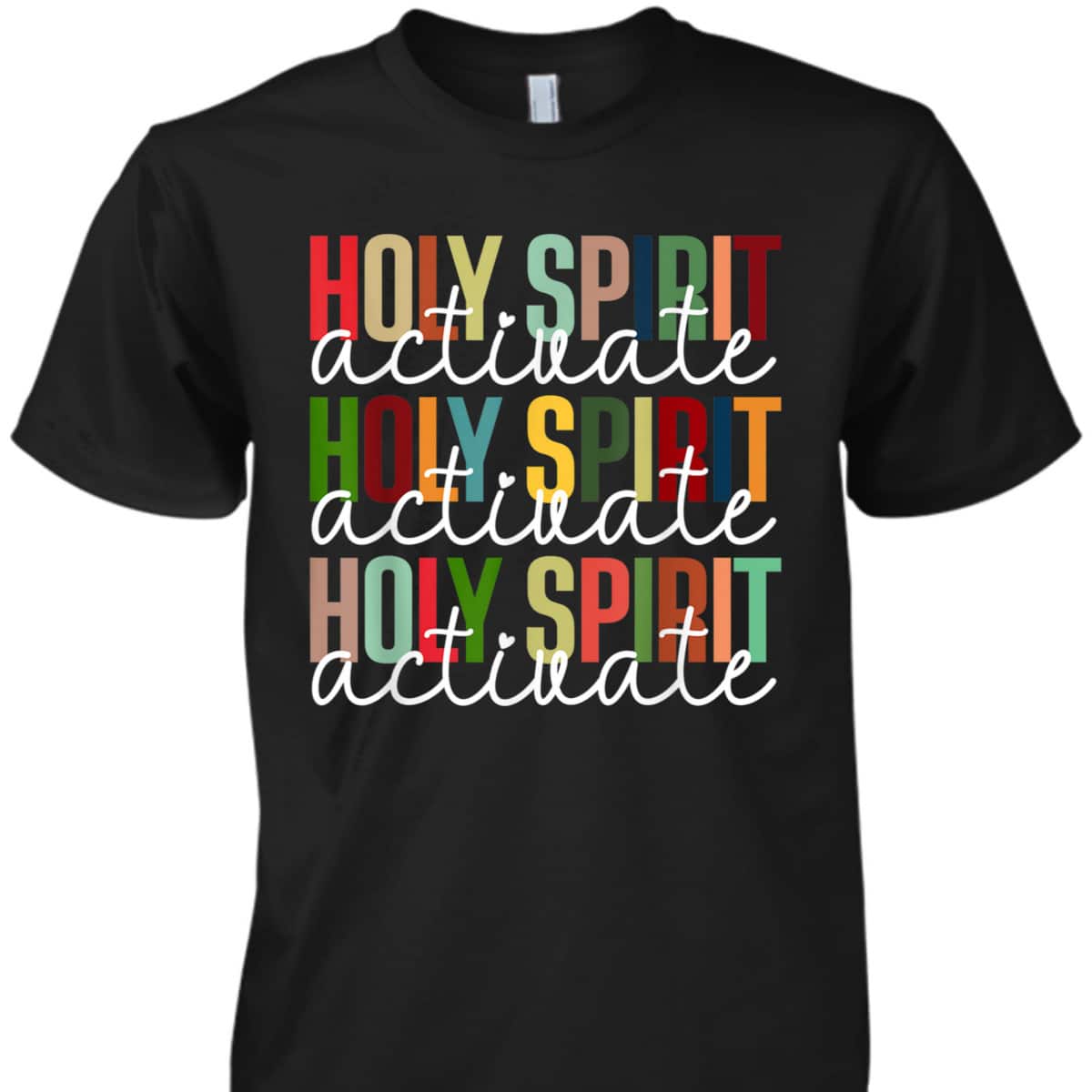 Holy Spirit Activate Christmas Xmas Christian Holiday T-Shirt