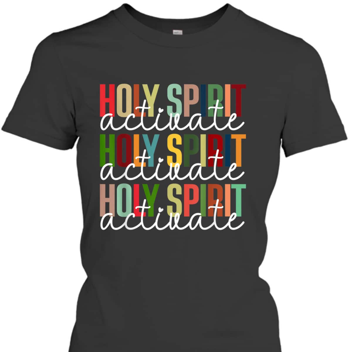 Holy Spirit Activate Christmas Xmas Christian Holiday T-Shirt