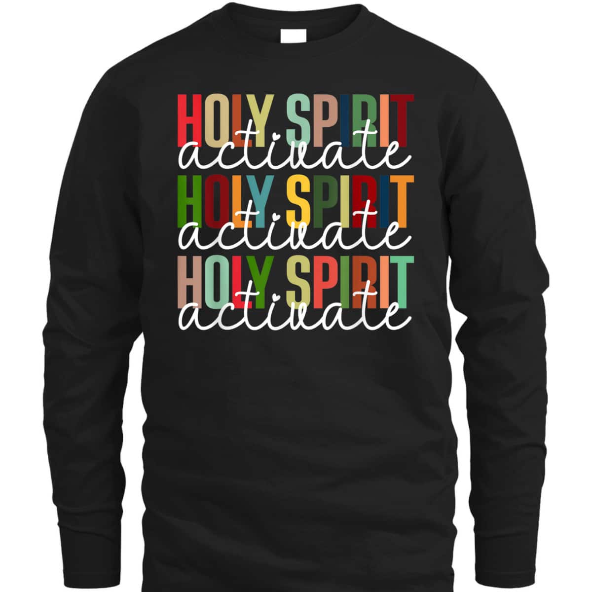 Holy Spirit Activate Christmas Xmas Christian Holiday T-Shirt