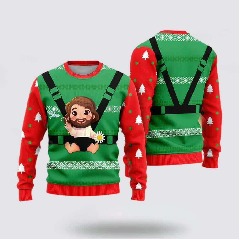 Christian Ugly Christmas Sweater Jesus Baby Funny Red Green Ugly Christmas Ugly Christmas Sweater Christian Ugly Christmas Sweater Jesus Baby Funny Red Green Ugly Christmas Ugly Christmas Sweater