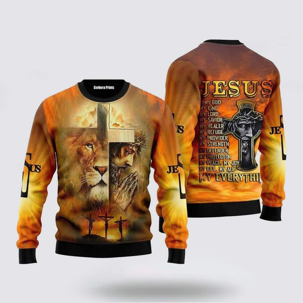 Christian Ugly Christmas Ugly Christmas Sweater Jesus Is My God Ugly Christmas Ugly Christmas Sweater Religious Christmas Gifts Christian Ugly Christmas Ugly Christmas Sweater Jesus Is My God Ugly Christmas Ugly Christmas Sweater Religious Christmas Gifts