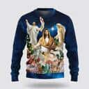 Christian Ugly Christmas Ugly Christmas Sweater Jesus Miracle Night Religious Gifts Christian Ugly Christmas Ugly Christmas Sweater Jesus Miracle Night Religious Gifts