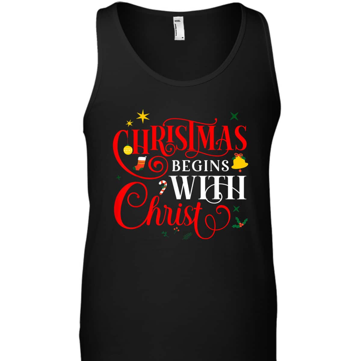 Christmas Begins With Christ Faith Jesus Christian Xmas T-Shirt Christmas Begins With Christ Faith Jesus Christian Xmas T-Shirt
